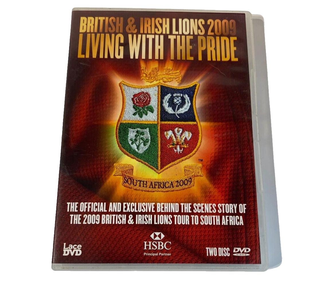 The Lions '09 - South Africa - Living With The Pride (DVD, 2009) Rugby -2 x disc