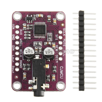 DC3.3V5V UDA1334A I2S DAC Audio Stereo Decoder Module Board For Arduino DIY