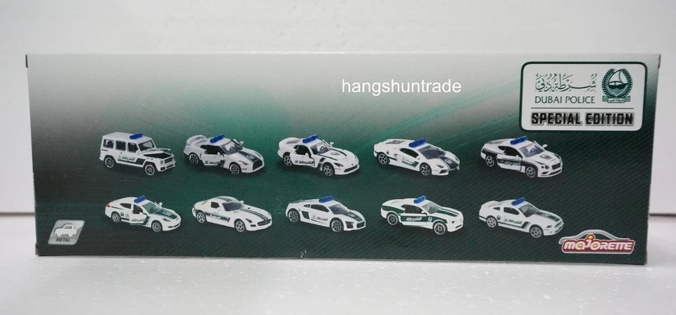 Majorette Dubai Police Super Cars Dodge Lamborghini GM Nissan Ford SP Ed Set - Image 2 of 2