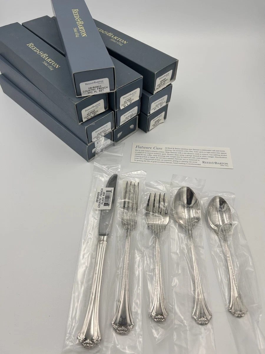 USA製　REED&BARTON ステンレスカトラリー44本　リード＆バートン Reed & Barton Stainless Steel Japan Single Flatware Pieces for