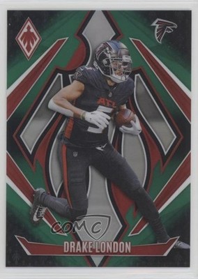 2024 Panini Phoenix Green Fade 39/199 Drake London #52 pe8
