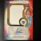 LIAM MCNEELEY 2025-26 TOPPS INCEPTION ROOKIE RPA PATCH PINK RC AUTO /75