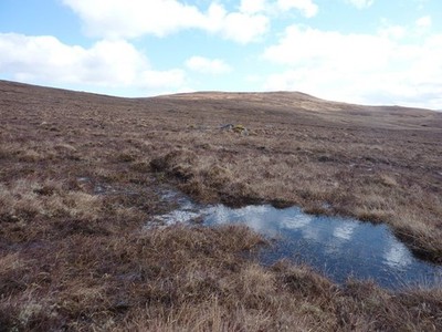 Photo A2 Moorland full to the brim with water Carn Daraich Running off w c2013