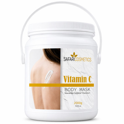 Vitamin C Body Mask 2000g Glow Boost Brightening Hydrating Smooth Radiant Skin