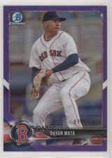 2018 Bowman Draft Chrome Purple Refractor /250 Bryan Mata #BDC-172 02t9