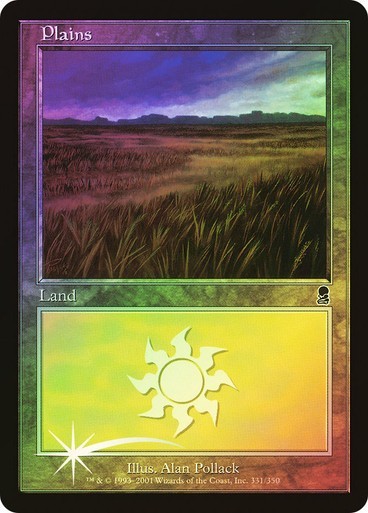 Odyssey  MTG  FOIL  Plains (#331)   Magic