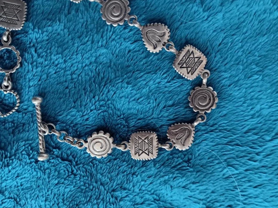 Pulsera Carolyn Pollack SS multi gema 7,5"... usada en muy buena condición/excelente Foto 4 de 4