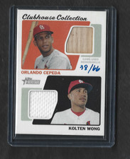 Orlando Cepeda/Kolten Wong  2015 Topps Clubhouse Collection  38/66