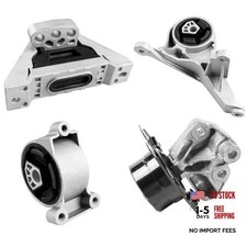Set of 4 Engine Motor Mount and Transmission Mount Kit Compatible with Chevy