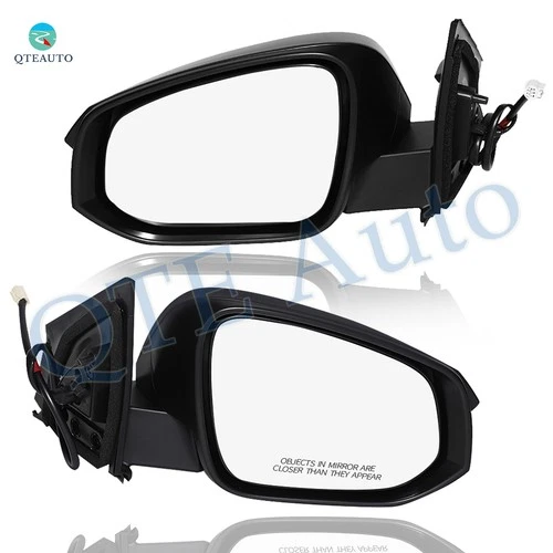 LH-RH Power Non-Heated Manual Folding View Mirror For 2013-2015 Toyota RAV4 2PC