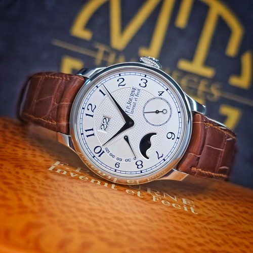 FP JOURNE AUTOMATIQUE LUNE AL2 42MM 950 PLATINUM WHITE GUILLOC...