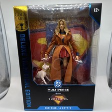 McFarlane Toys Deluxe Theatrical Edition Supergirl & Krypto Gold Label