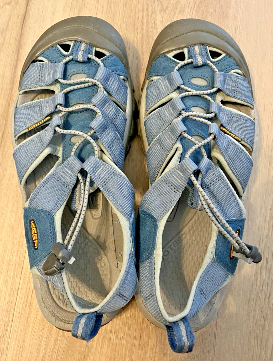 Scarpe Keen Newport H2 da uomo taglia 9 5 grigie sandali acqua blu escursionismo outdoor