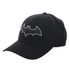 Batman Comic Book Superhero Flex Fit Black Logo Hat