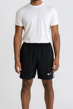 Nike Vintage Soccer Shorts Nylon Glanz Silky Black Medium
