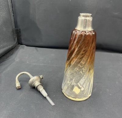 Baccarat Bamboo Twisted Amber Clear Lot of 2 Bottles Perfume Rose Tiente