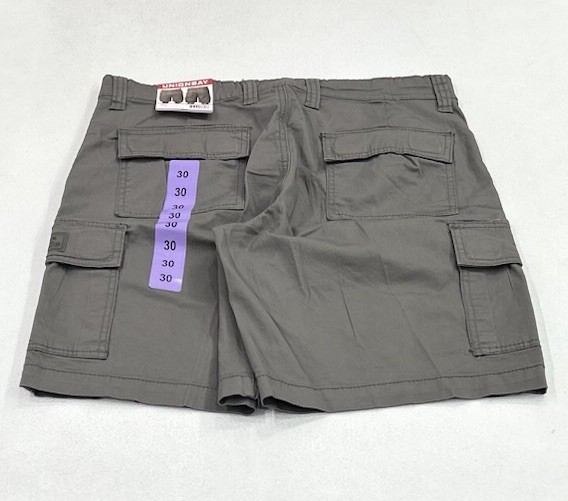 Unionbay Men's Cargo Shorts, Gray, Size 30