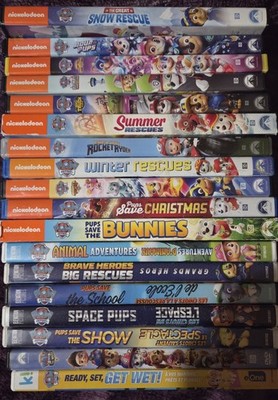 Paw Patrol 20 DVD Lot Nickelodeon
