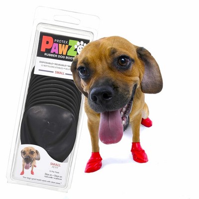 Pawz Dog - Black Dog Boots, Small