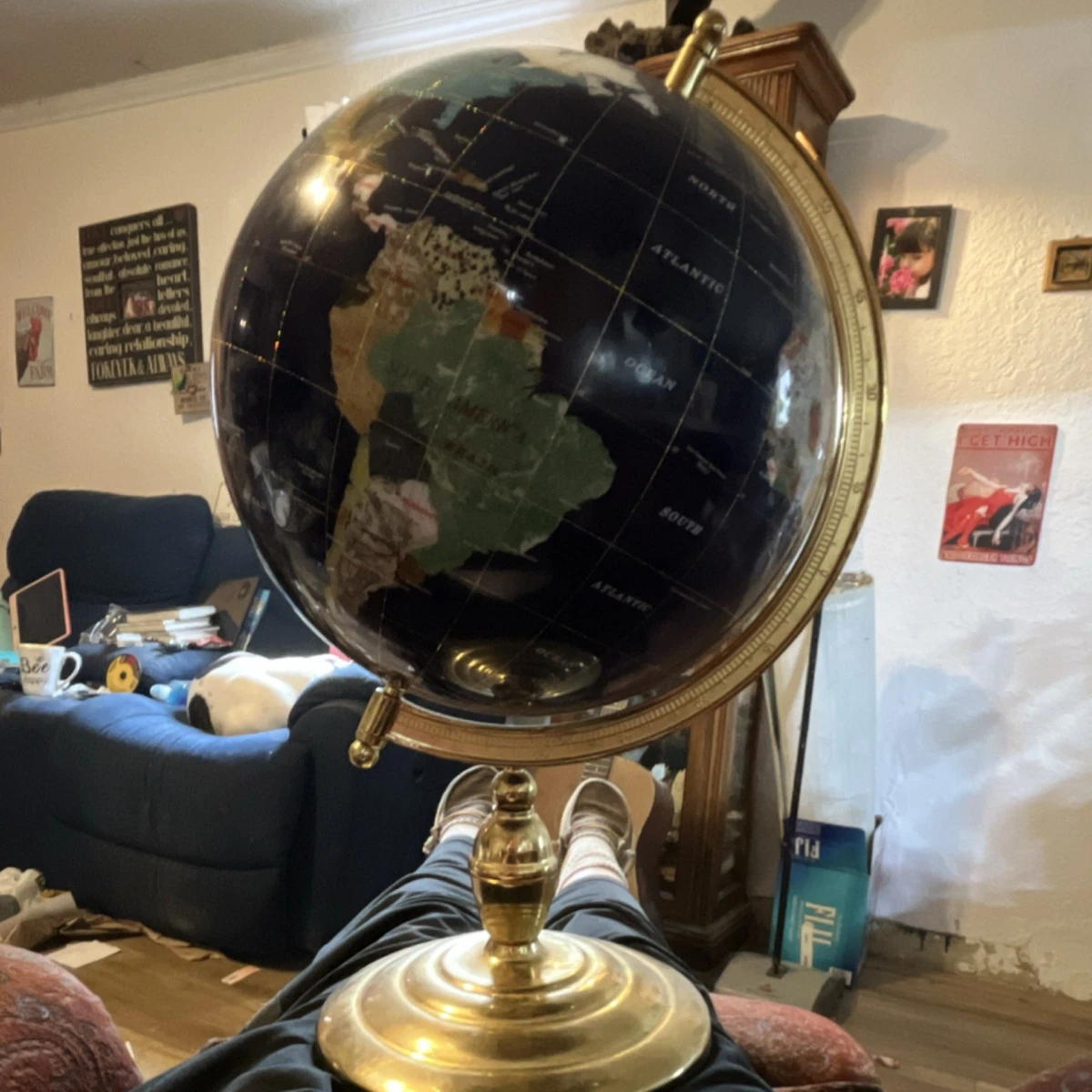 Gemstone Floor Globes for sale - eBay