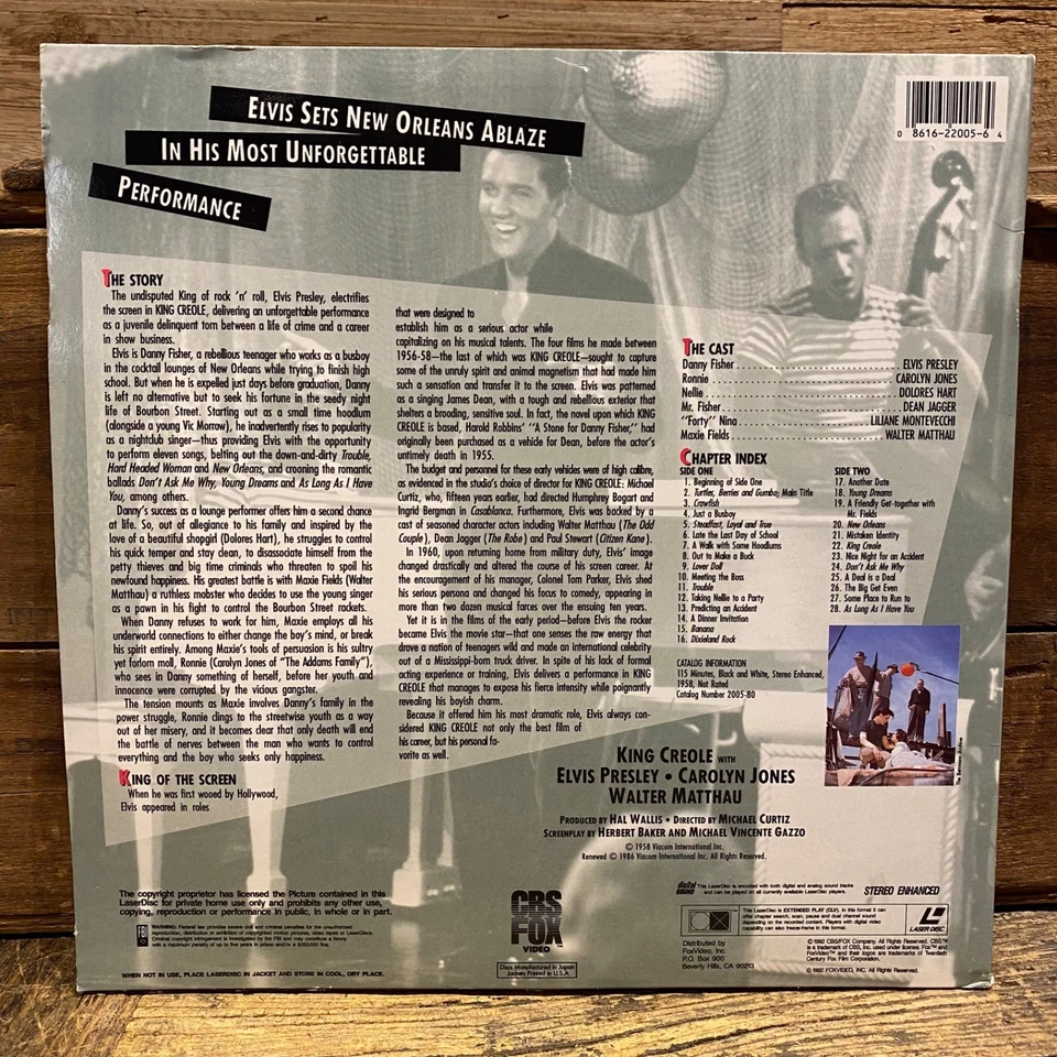 Elvis / King Creole (Laserdisc) - Image 2 of 4