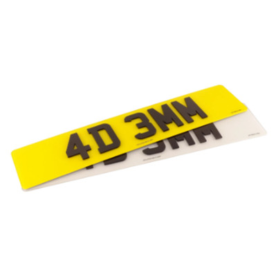 Nummernschild - Premium Qualität | 4D Laser | 100% Straße / TÜV konform