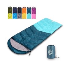 Sleeping Bag 4 Seasons Adults  Kids for Camping Hiking Trips Warm ... Fast Ship