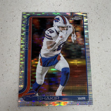 Topps Chrome 2025 Khalil Shakir Parallel/Variety #32 Buffalo Bills NFL Football