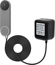 24V Transformer Doorbell Power Adapter Compatible with Google Nest,Wyze,Eufy 