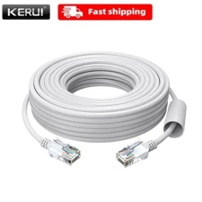 KERUI 60FT/100/150FT High Speed Cat5e Ethernet Cable Network RJ45 wire Cord POE 