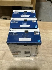 3-PK Commercial Electric Ultra Slim LED 4” Square Adj Recessed Light 91476