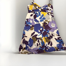 American Eagle Outfitters Floral V-Neck Tie Front Sundress Cotton Size 8