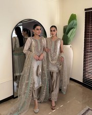 Eid Indian women Plazzo Bollywood Designer Party Dress Salwar Kameez Pakistani