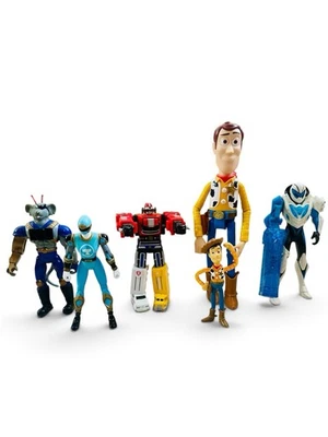 Lot de figurines jouets - Toy Story, robots & personnages - Vintage en bon état - Photo 1/2