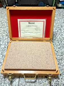 Starrett 12x8X2 Granite Surface Plate Grade A w/ Case & Certificate