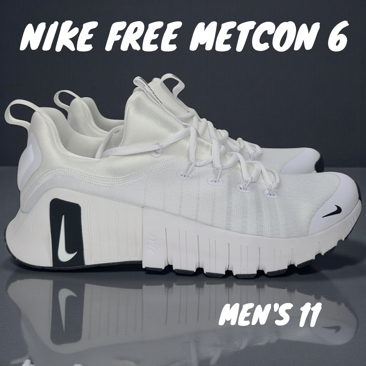 Nike Free Metcon 6 White Black Men