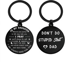 ENGZHI Daughter Gifts for Christmas Birthday Graduation, Don't Do Stupid Love