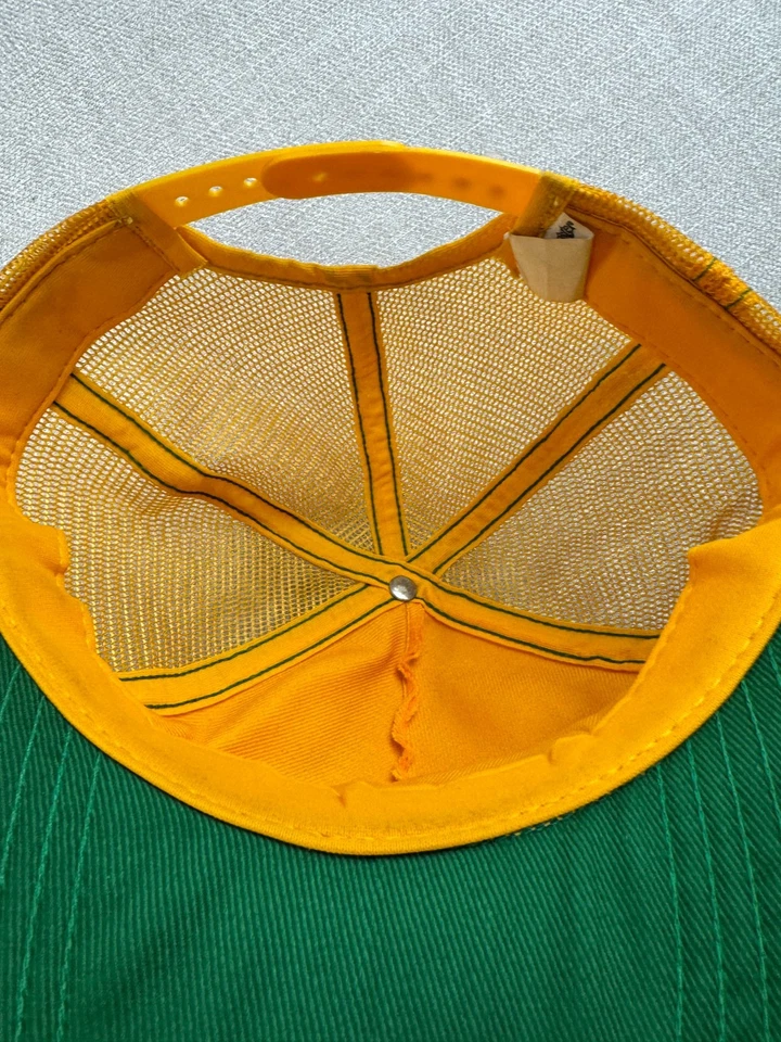 De colección Fred Arbogast Señuelos Sombrero Amarillo Billete Largo Snapback Torneo Pesca Foto 4 de 4