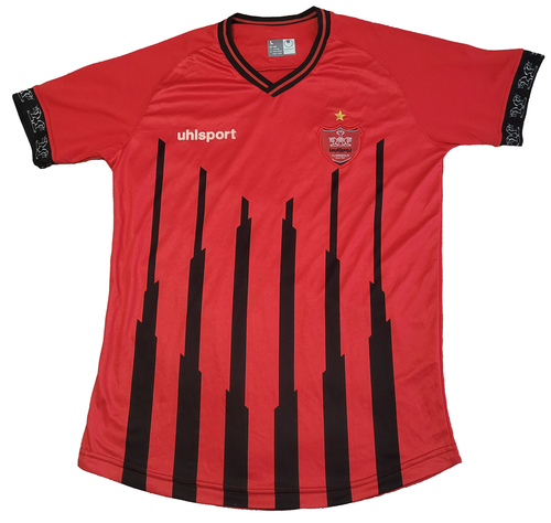 Persepolis Jersey 2020/21 M/L #2 Omid Alishah Pillars of Takhte Jamshid Design - Picture 5 of 8