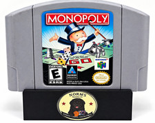 Monopoly Nintendo 64 N64 Cartridge NTSC-U/C Hasbro Interactive E Everyone