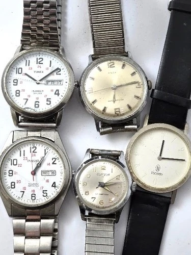 Vintage Collection of Men's Wrist Watch, Vintage Watches