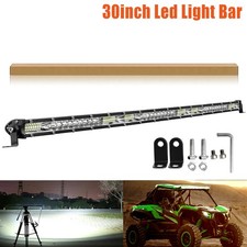 30inch Slim Led Light Bar Spot Flood Combo Work Offroad Suv Boat Driving Atv 4wd