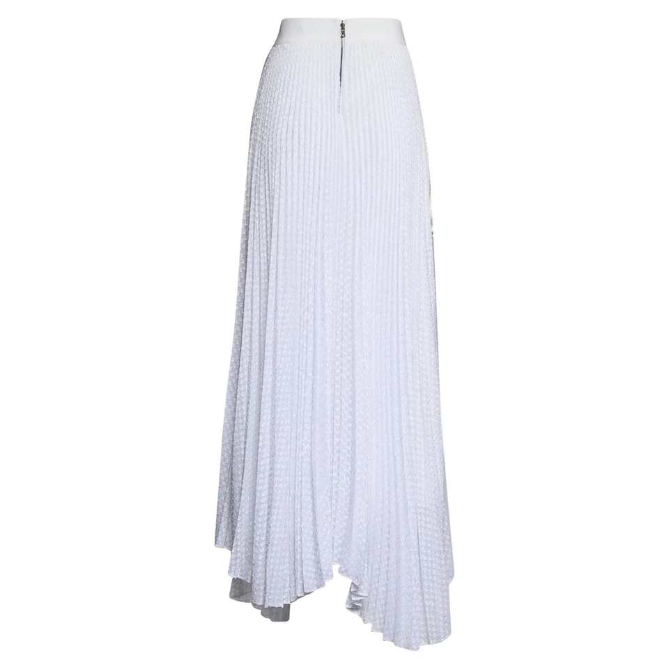 Alice & Olivia Pleated Maxi Skirt Women White Size 0 - Image 2 of 4