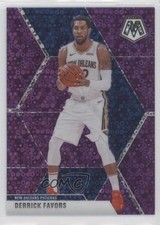 2019-20 Panini Mosaic Fast Break Purple Prizm 13/50 Derrick Favors #186 1hs9