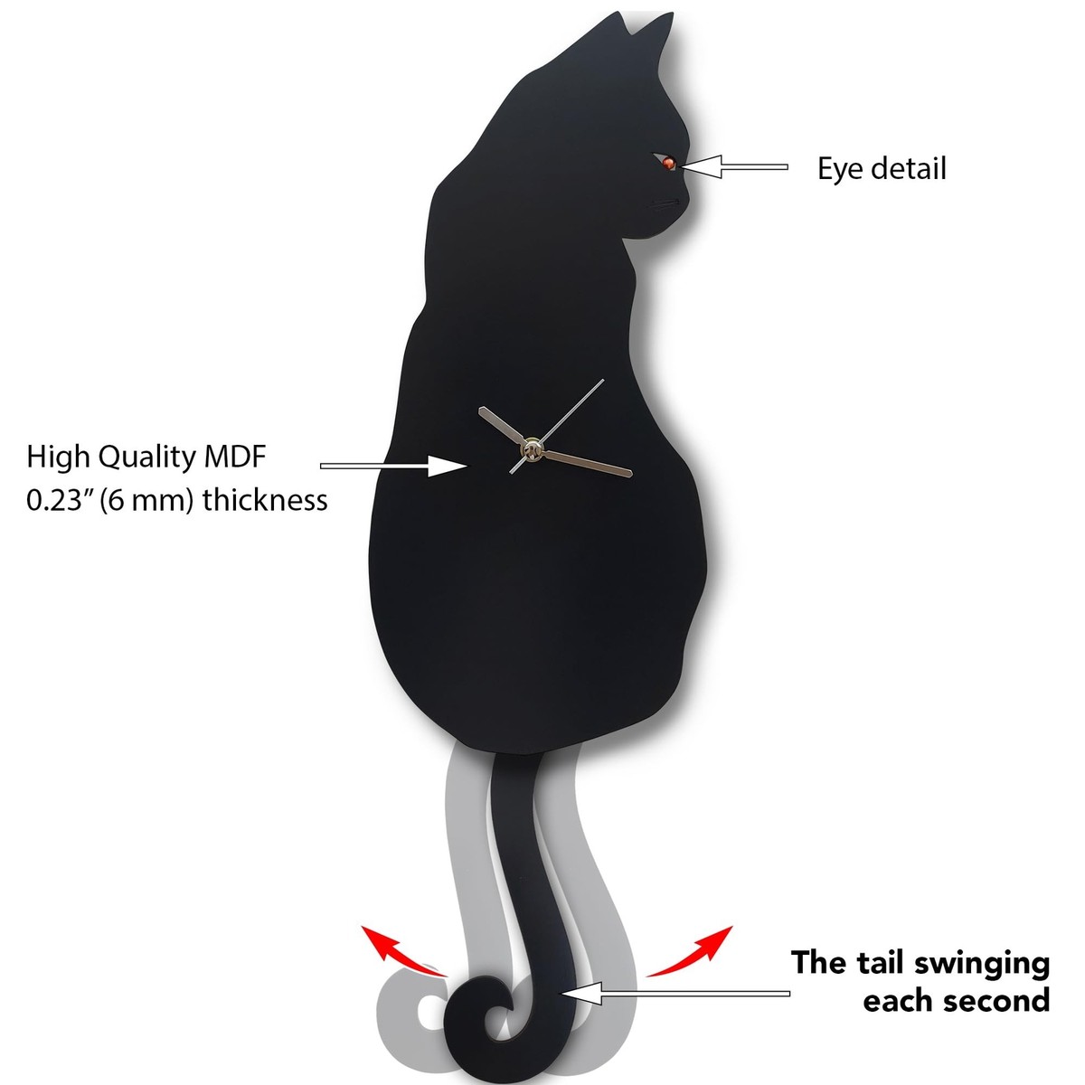 BLACK CAT　壁飾り棚 Amazon.com: JWT Astyle Black Cat Figurines Statue Home Decor Gifts