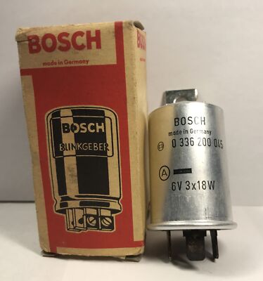 Bosch Blinkgeber 0336200045 6V 3x18W flasher unit circuit clignotante