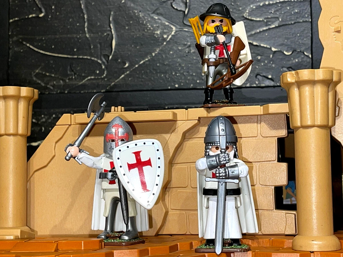 Playmobil Knights Templars Crusades Custom Made Templar Knights