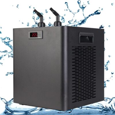 79gal Aquarium Chiller 1/3 HP Water Chiller for Hydroponics, Axolotl, Coral Reef