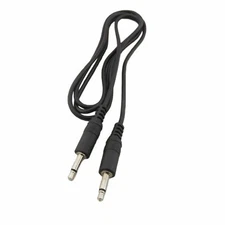 3FT 3.5mm 1/8" Male Mini Plug To Male Monaural Mono Audio Extension Cable Nickel