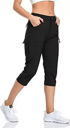 GymBrave Women's Hiking Cargo Pants Quick Dry Water Resistant UPF